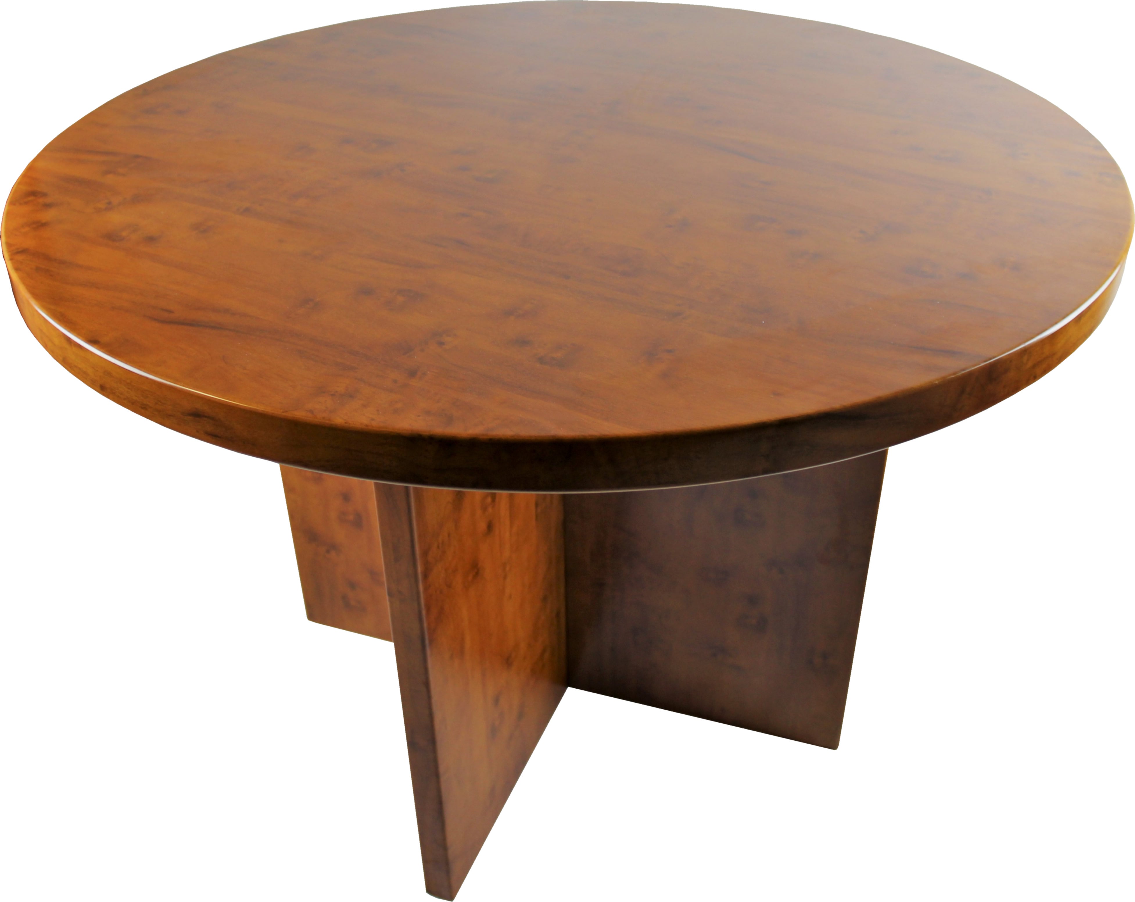 Executive Round Meeting Room Table Yew - B02